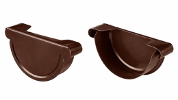 Denko rynny głębokie - Ø125mm Brąz